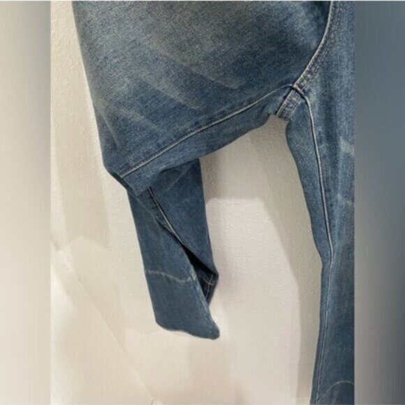 Rebecca Minkoff High Rise Wide Leg Jeans Contemporary Boho Western Designer - Picture 6 of 8